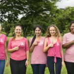 Women Breast Cancer Support Charity Concept